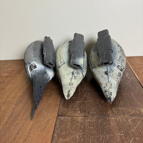 Carry Lite Duck Decoy Pintail Ducks Plastic Made In Italy 2 Hens 1 Drake - Picture 3 of 16